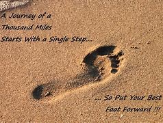 put your best foot forward